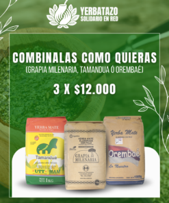 Yerbatazo 3 x $12000